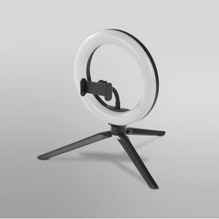 Ledvance - Светодиодная настольная лампа с регулированием яркости, подставкой и держателем для видеоблогов LED/5,5W/USB 3000/4000/6500K