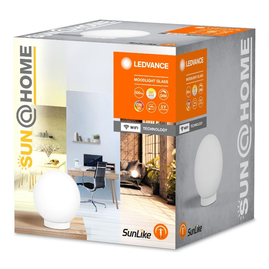 Ledvance - Светодиодная настольная лампа с регулированием яркости SUN@HOME LED/8,5W/230V 2200-5000K CRI 95 Wi-Fi