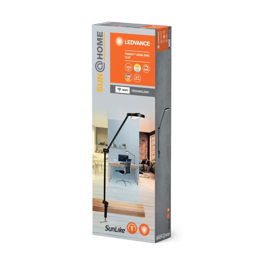 Ledvance - Светодиодная лампа с зажимом и регулированием яркости SUN@HOME LED/15W/230V 2200-5000K CRI 95 Wi-Fi