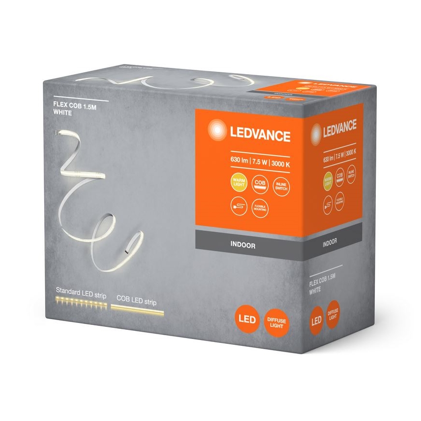 Ledvance - Светодиодная лента FLEX COB 1,5 м LED/7,5W/230V