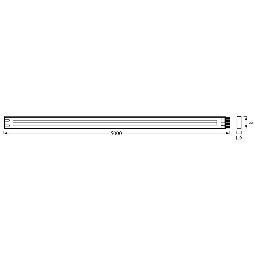 Ledvance - Светодиодная лента FLEX COB 5 м LED/24W/230V