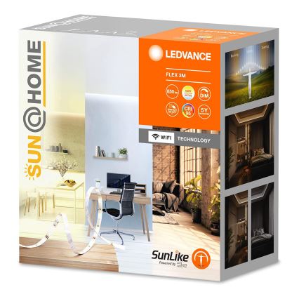 Ledvance - Светодиодная лента с регулированием яркости SUN@HOME FLEX 3м LED/13,5W/230V 2200-5000K Wi-Fi CRI 95