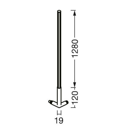 Ledvance - Светодиодная напольная RGBW лампа с регулированием яркости SMART+ CORNER LED/14W/230V Wi-Fi