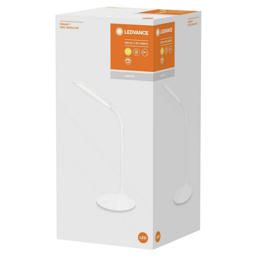 Ledvance - Светодиодная настольная лампа с регулированием яркости PANAN LED/5W/5V