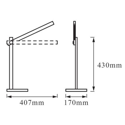 Ledvance - Светодиодная настольная лампа с регулированием яркости PANAN LED/7W/230V