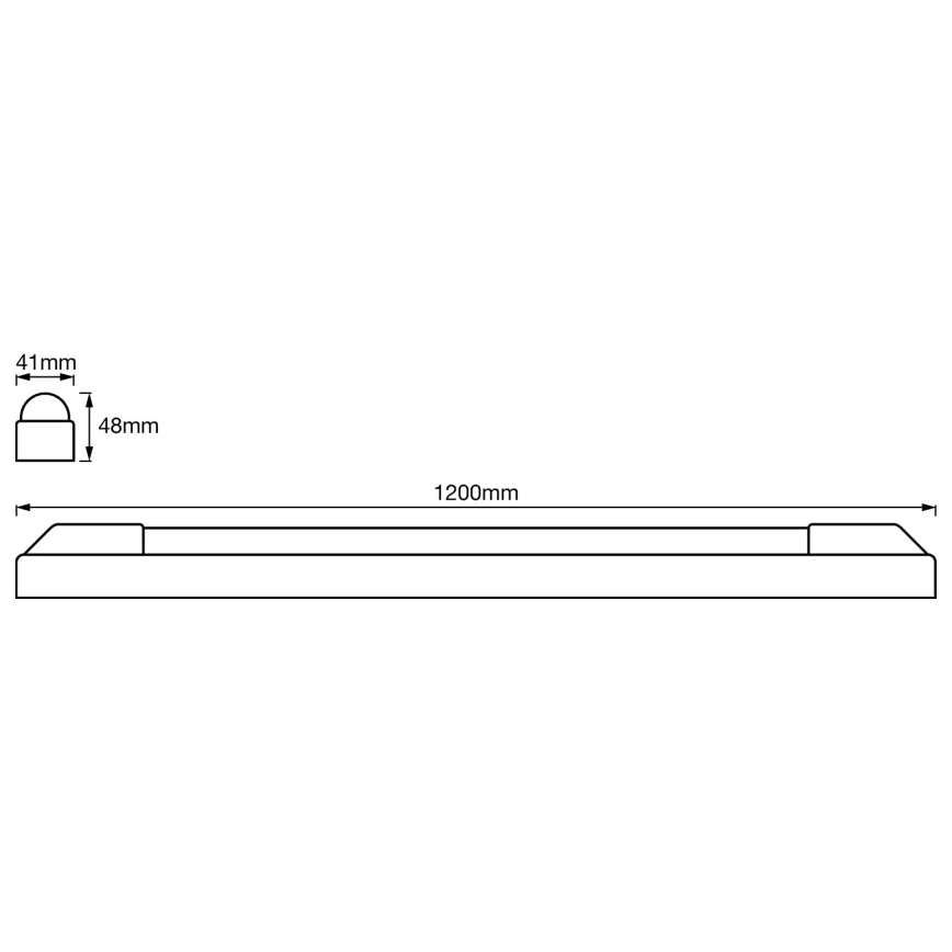 Ledvance - Светодиодная подсветка POWER BATTEN LED/24W/230V 4000K