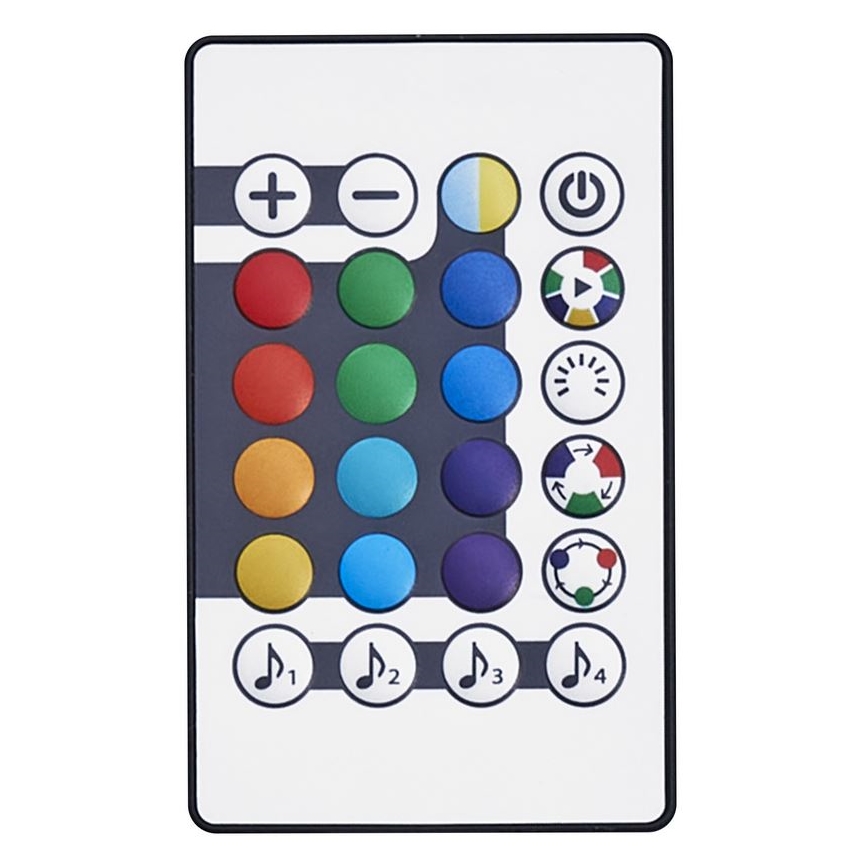 Ledvance - Светодиодная RGB-лента для ТВ с регулированием яркости FLEX AUDIO 2 м LED/3,6W/5V + дистанционное управление