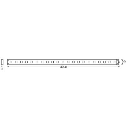 Ledvance - Светодиодная RGB-лента с регулированием яркости FLEX AUDIO 3 м LED/12,5W/230V + дистанционное управление