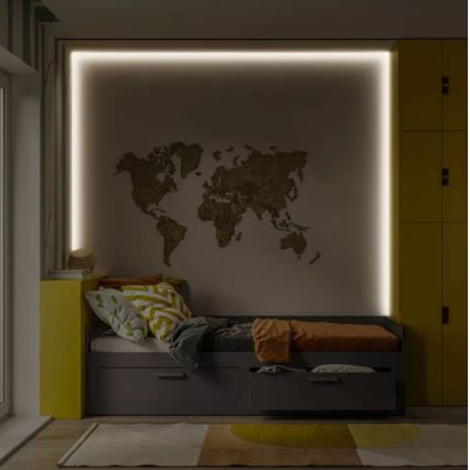 Ledvance - Светодиодная RGB-лента с регулированием яркости FLEX AUDIO 5 м LED/20W/230V + дистанционное управление