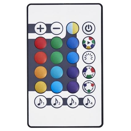 Ledvance - Светодиодная RGB-лента с регулированием яркости FLEX AUDIO 5 м LED/20W/230V + дистанционное управление
