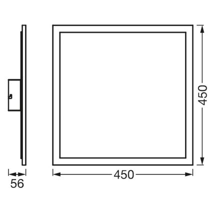 Ledvance - Светодиодная RGBW-панель с регулированием яркости SMART+ PLANON LED/28W/230V 3000-6500K Wi-Fi + дистанционное управление