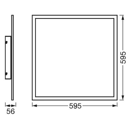 Ledvance - Светодиодная RGBW-панель с регулированием яркости SMART+ PLANON LED/40W/230V 3000-6500K Wi-Fi + дистанционное управление