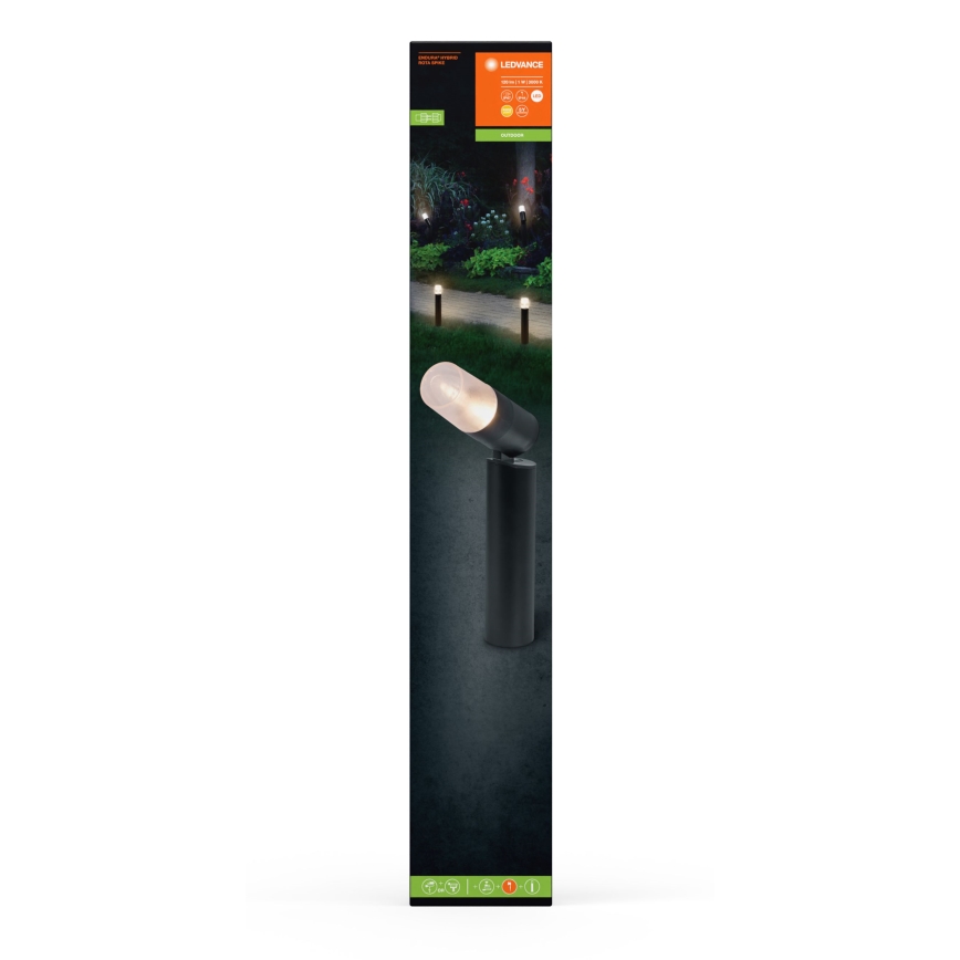 Ledvance - Светодиодная уличная лампа ENDURA HYBRID ROTA SPIKE LED/1W/12V IP44