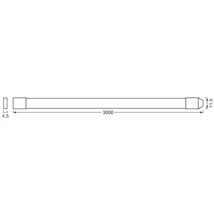 Ledvance - Светодиодная уличная RGB+TW лента с регулированием яркости FLEX 3 м LED/12,5W/230V 2700-6500K IP44 Wi-Fi
