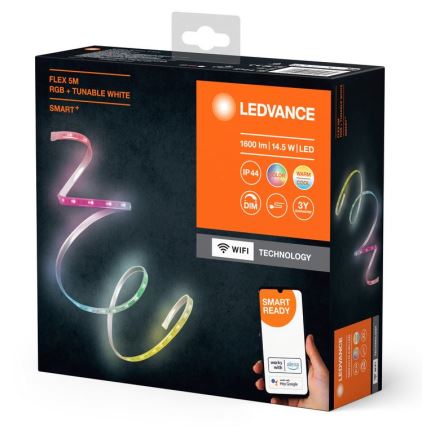 Ledvance - Светодиодная уличная RGB+TW лента с регулированием яркости FLEX 5 м LED/14,5W/230V 2700-6500K IP44 Wi-Fi