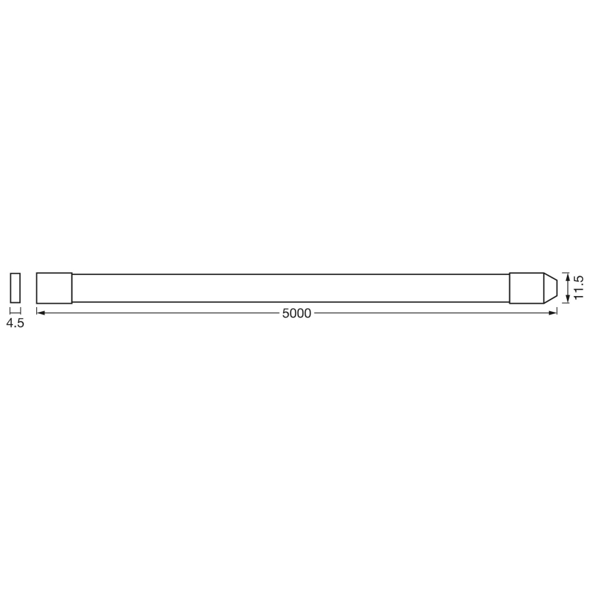 Ledvance - Светодиодная уличная RGB+TW лента с регулированием яркости FLEX 5 м LED/14,5W/230V 2700-6500K IP44 Wi-Fi
