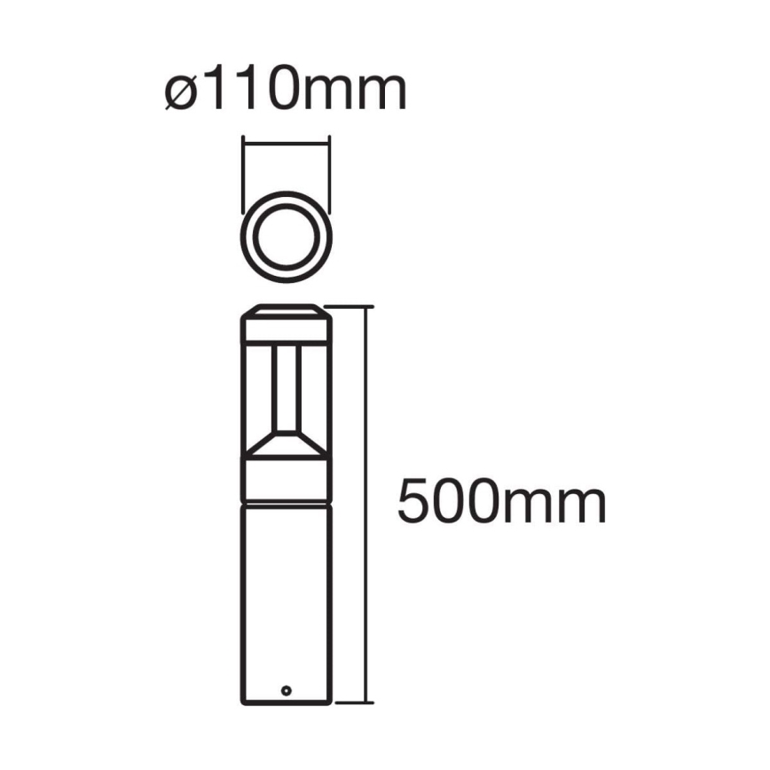 Ledvance - Светодиодная уличная RGBW-лампа с регулированием яркости SMART+ MODERN LED/12W/230V IP44 Bluetooth