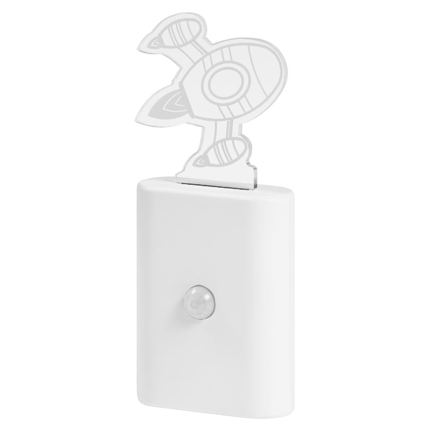 Ledvance - Светодиодный детский навигационный светильник с датчиком NIGHTLUX LED/0,2W/4,5V 3000K