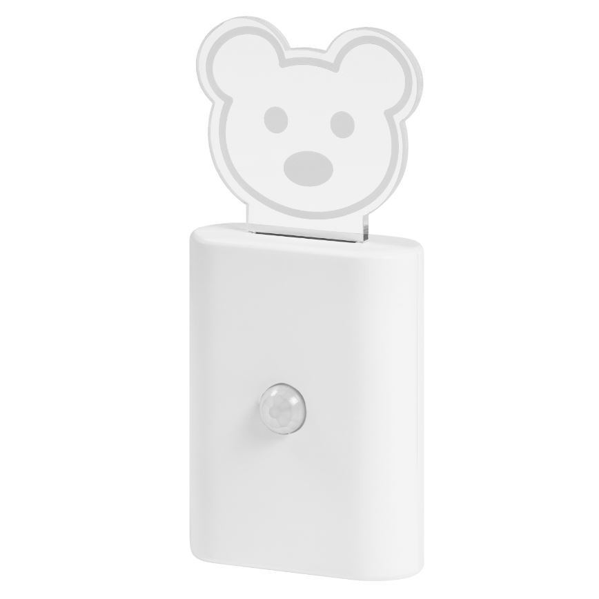 Ledvance - Светодиодный детский навигационный светильник с датчиком NIGHTLUX LED/0,2W/4,5V 3000K