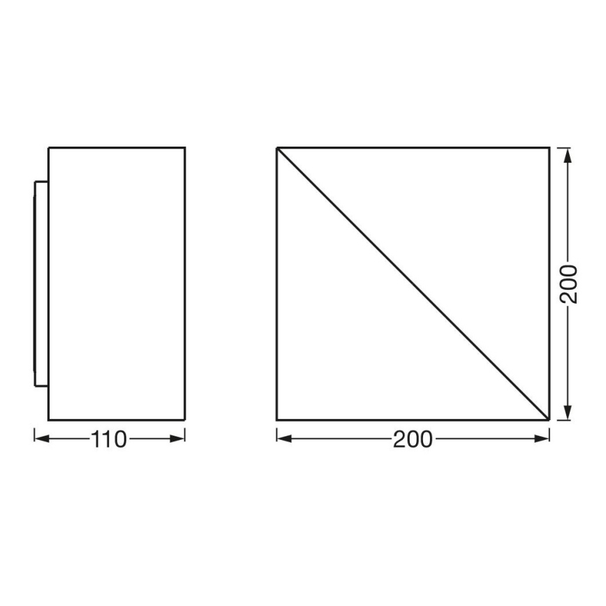 Ledvance - Светодиодный диммируемый настенный светильник SMART+ SWAN LED/23W/230V 3000-6500K Wi-Fi
