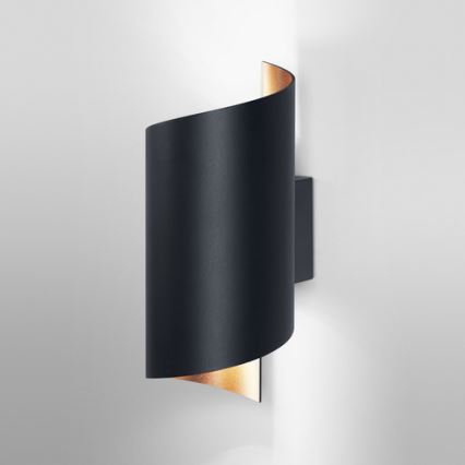 Ledvance - Светодиодный диммируемый настенный светильник SMART+ TWIST LED/12W/230V 3000-6500K Wi-Fi черный