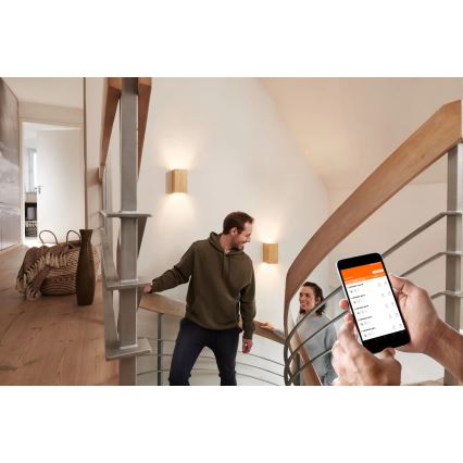 Ledvance - Светодиодный диммируемый настенный светильник SMART+ WOOD LED/12W/230V 3000-6500K Wi-Fi