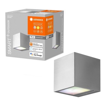 Ledvance - Светодиодный диммируемый настенный уличный RGBW-светильник BRICK LED/14W/230V Wi-Fi IP44
