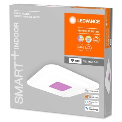 Ledvance - Светодиодный диммируемый потолочный RGBW-светильник SMART+ ORBIS LED/32W/230V Wi-Fi