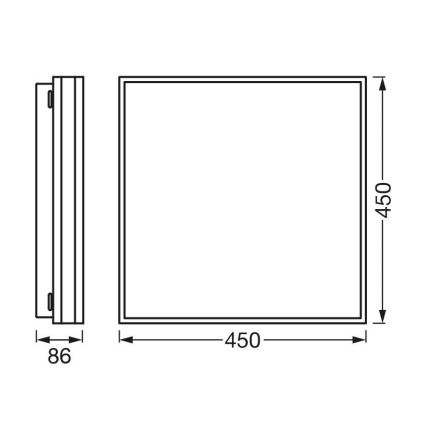 Ledvance - Светодиодный диммируемый потолочный светильник MART+ MAGNET LED/42W/230V 3000-6500K Wi-Fi