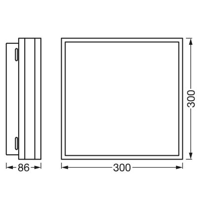Ledvance - Светодиодный диммируемый потолочный светильник SMART+ MAGNET LED/26W/230V 3000-6500K Wi-Fi