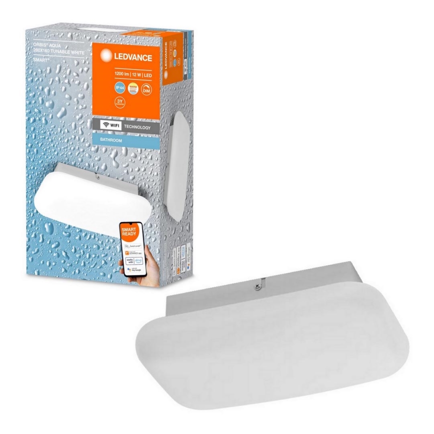 Ledvance - Светодиодный диммируемый светильник для ванной комнаты SMART + AQUA LED/12W/230V 3000-6500K IP44 Wi-Fi