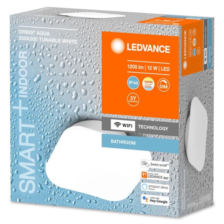 Ledvance - Светодиодный диммируемый светильник для ванной комнаты SMART+ AQUA LED/12W/230V 3000-6500K IP44 Wi-Fi