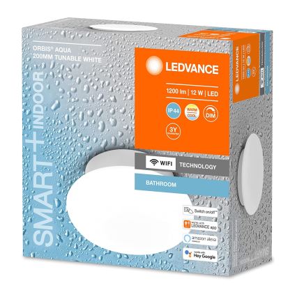 Ledvance - Светодиодный диммируемый светильник для ванной комнаты SMART+ AQUA LED/12W/230V 3000-6500K IP44 Wi-Fi