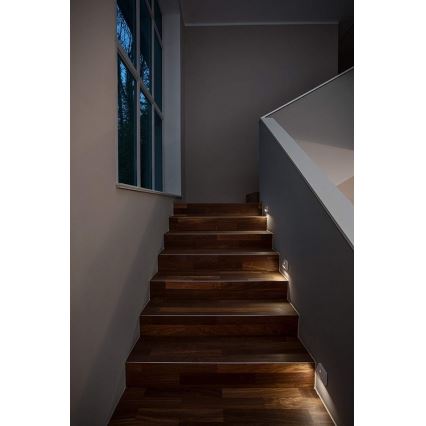 Ledvance - Светодиодный лестничный светильник с датчиком NIGHTLUX LED/0,25W/3хAAA IP54