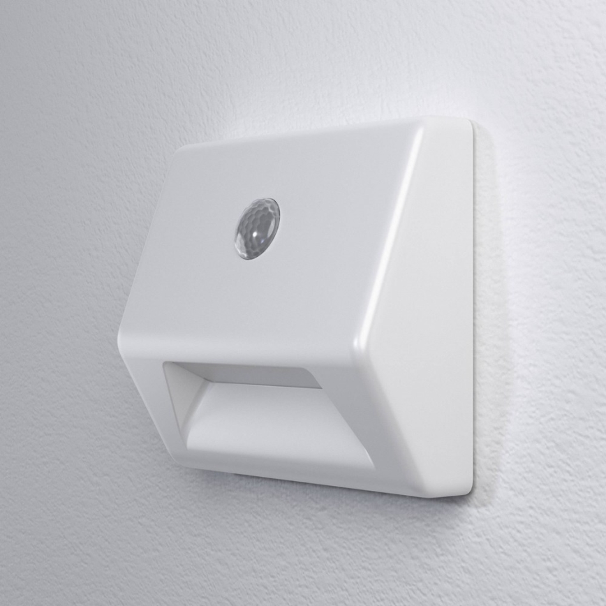 Ledvance - Светодиодный лестничный светильник с датчиком NIGHTLUX LED/0,25W/3xAAA IP54