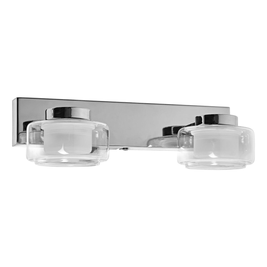 Ledvance - Светодиодный настенный светильник для ванной комнаты ORBIS FLAME 2xLED/5,5W/230V 3000/4000K IP44 хром