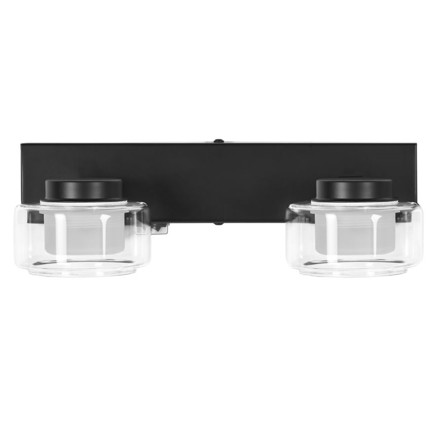 Ledvance - Светодиодный настенный светильник для ванной комнаты ORBIS FLAME 2xLED/5,5W/230V 3000/4000K IP44 черный