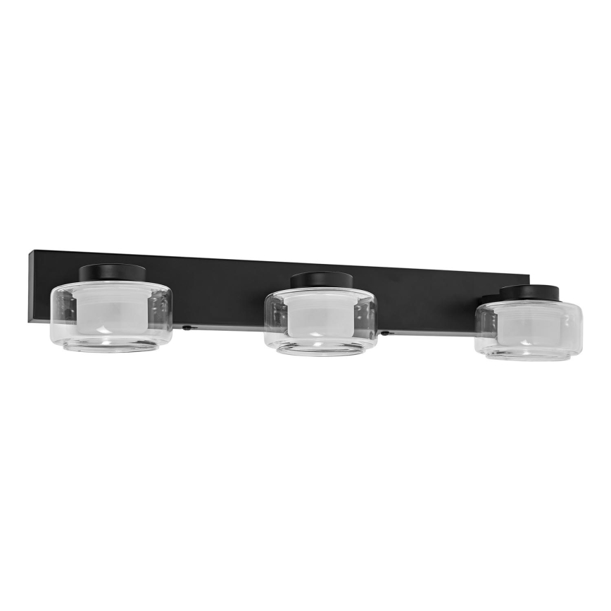 Ledvance - Светодиодный настенный светильник для ванной комнаты ORBIS FLAME 3xLED/5,5W/230V 3000/4000K IP44 черный
