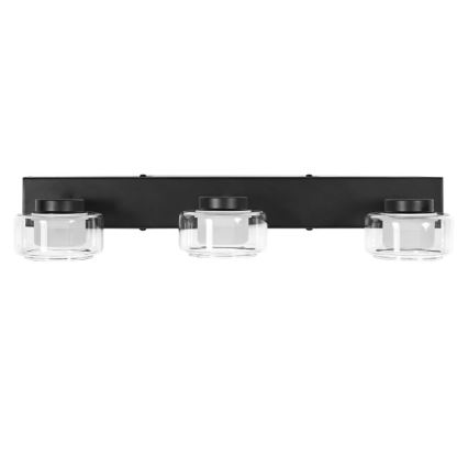 Ledvance - Светодиодный настенный светильник для ванной комнаты ORBIS FLAME 3xLED/5,5W/230V 3000/4000K IP44 черный