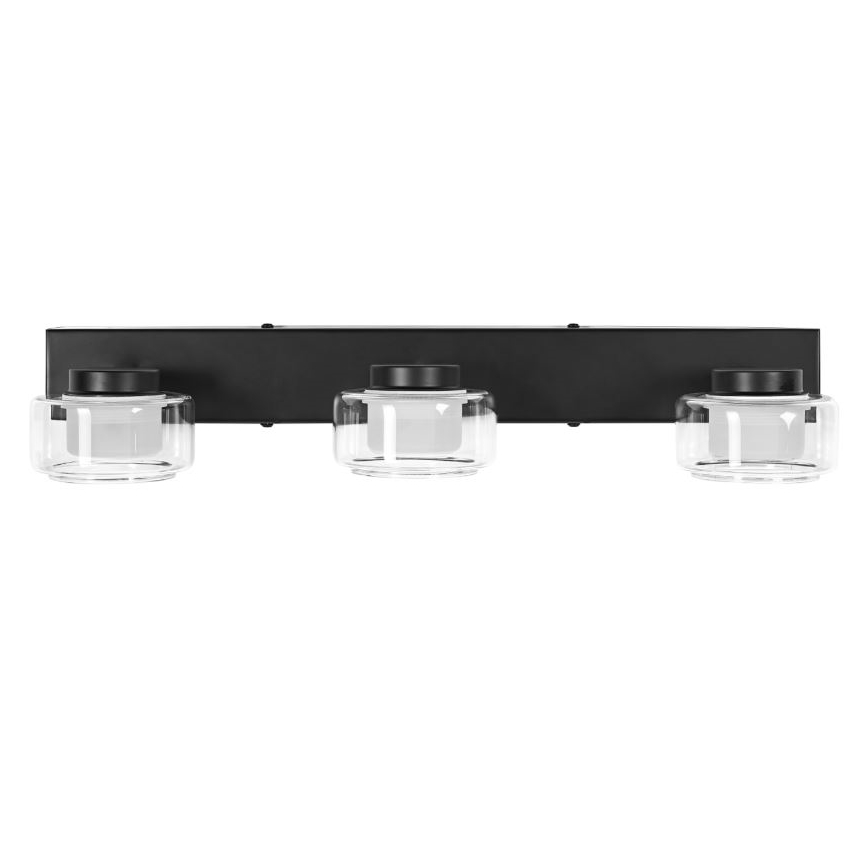 Ledvance - Светодиодный настенный светильник для ванной комнаты ORBIS FLAME 3xLED/5,5W/230V 3000/4000K IP44 черный