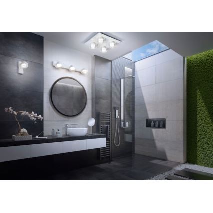 Ledvance - Светодиодный настенный светильник для ванной комнаты ORBIS FLAME LED/5,5W/230V 3000/4000K IP44 белый