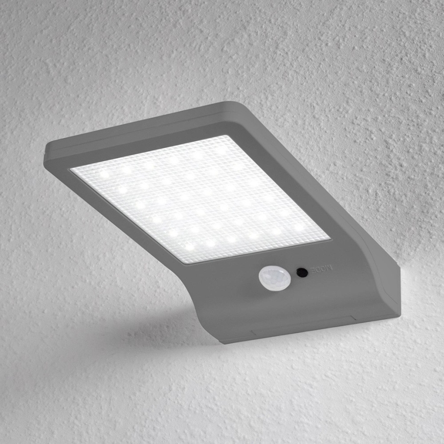 Ledvance - Светодиодный настенный светильник на солнечной батарее с датчиком DOORLED LED/3W/3,3V IP44