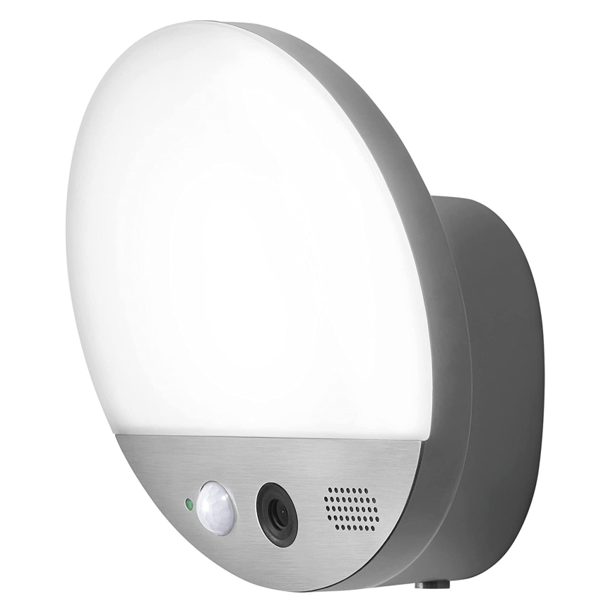 Ledvance - Светодиодный уличный настенный светильник с датчиком и камерой SMART+ LED/15W/230V Wi-Fi IP44