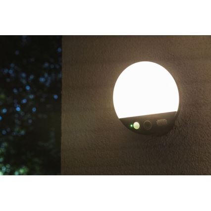 Ledvance - Светодиодный уличный настенный светильник с датчиком и камерой SMART+ LED/15W/230V Wi-Fi IP44