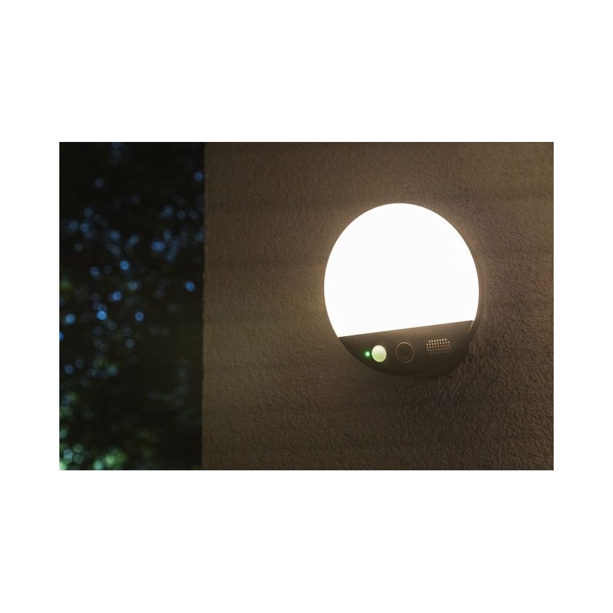 Ledvance - Светодиодный уличный настенный светильник с датчиком и камерой SMART+ LED/15W/230V Wi-Fi IP44