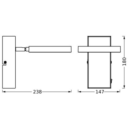 Ledvance - Светодиодный настенный точечный светильник DECOR SATURN LED/11W/230V 3000/4200/6500K