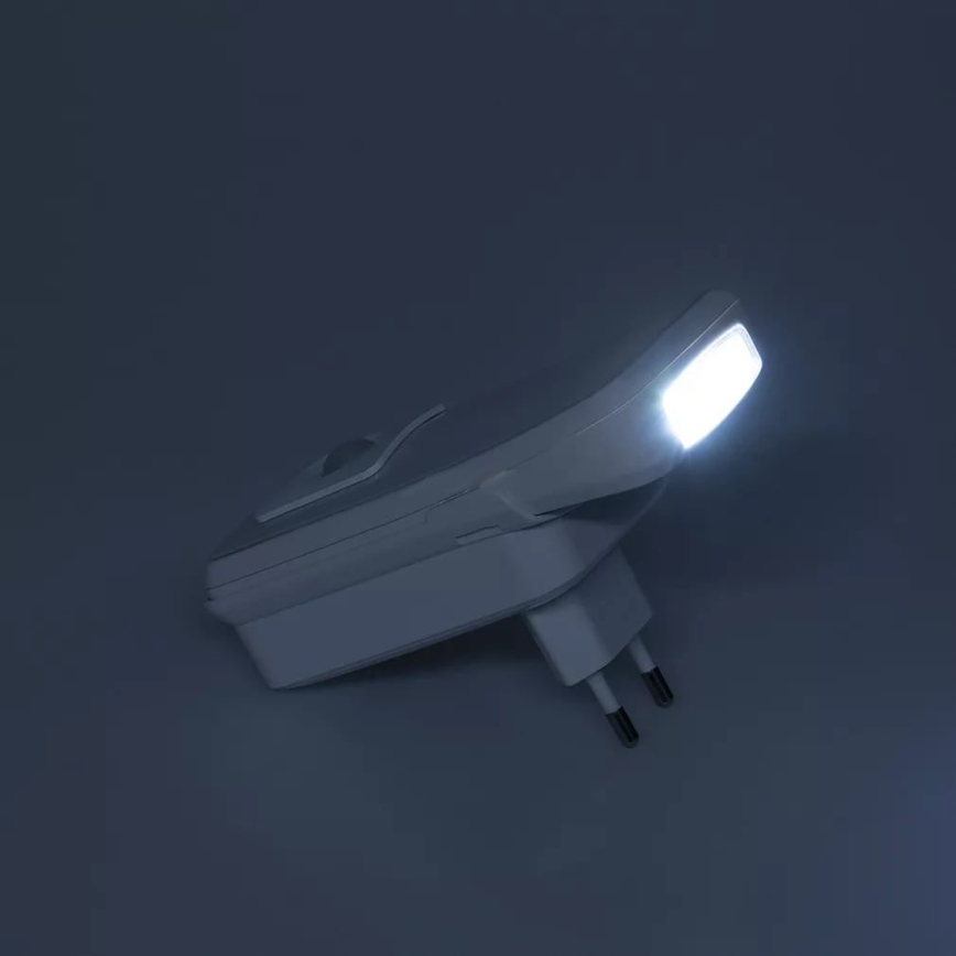 Ledvance - Светодиодный навигационный светильник с датчиком LUNETTA LED/2W/230V