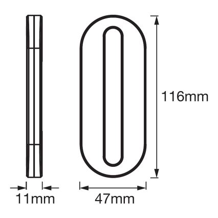 Ledvance - Светодиодный навигационный светильник с датчиком MOBILE LED/0,5W/4,2V CRI 90