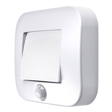 Ledvance - Светодиодный навигационный светильник с датчиком NIGHTLUX LED/0,25W/3xAAA