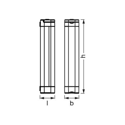 Ledvance - Светодиодный навигационный светильник с регулированием яркости LINEAR LED/6,9W/5V 2200 mAh IP54